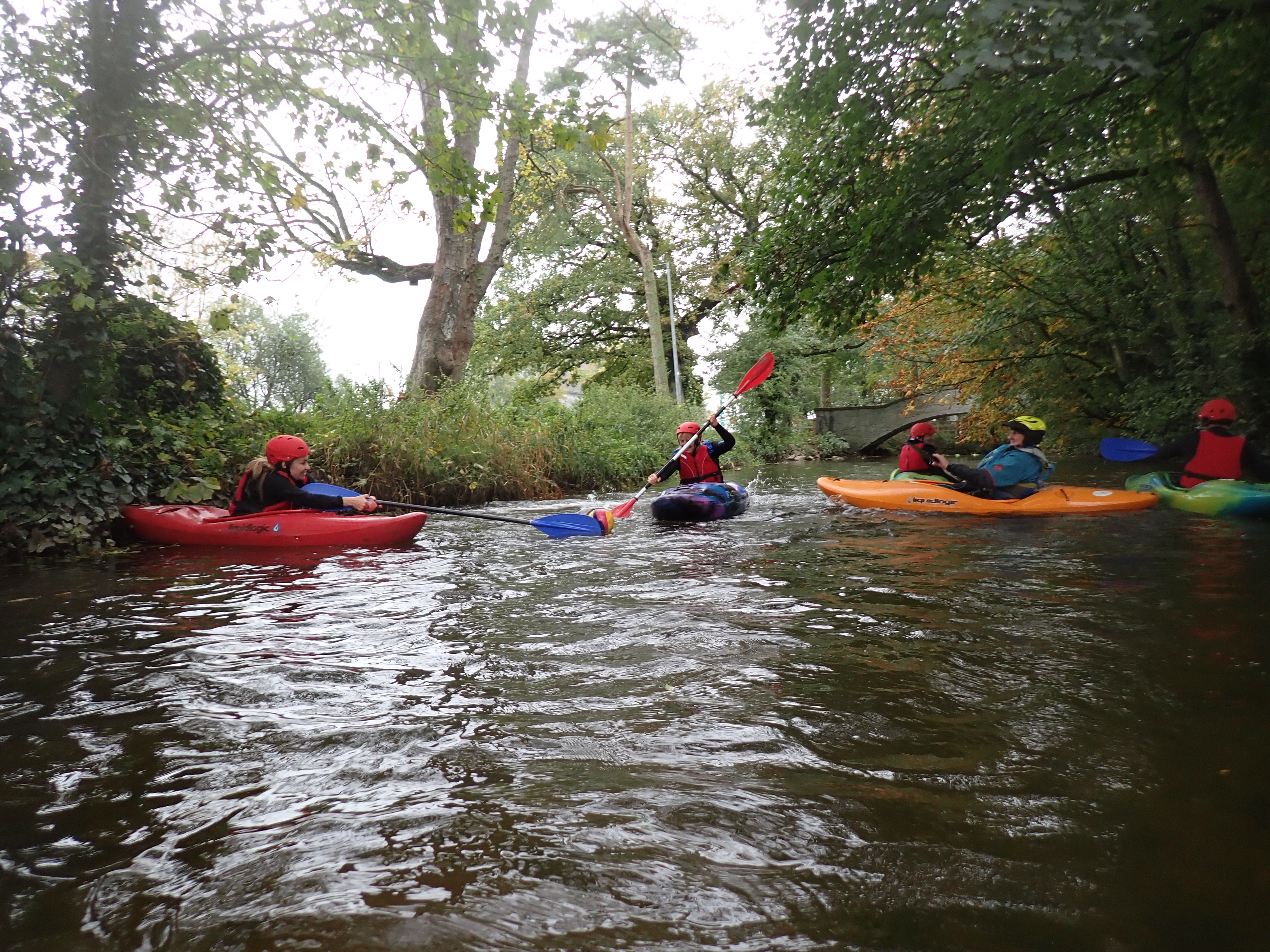 Kayaking skills training